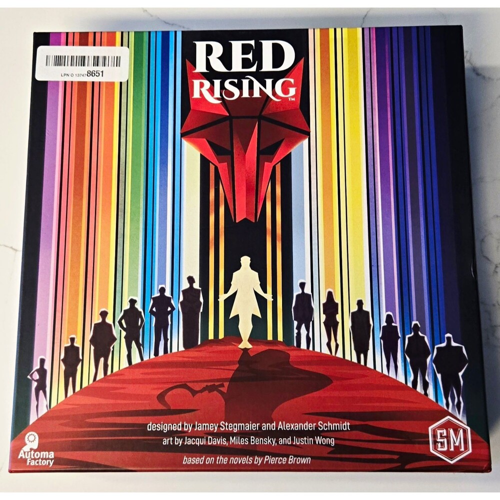 Red Rising Board Game Stonemaier Games Open Box Unplayed Sealed Components